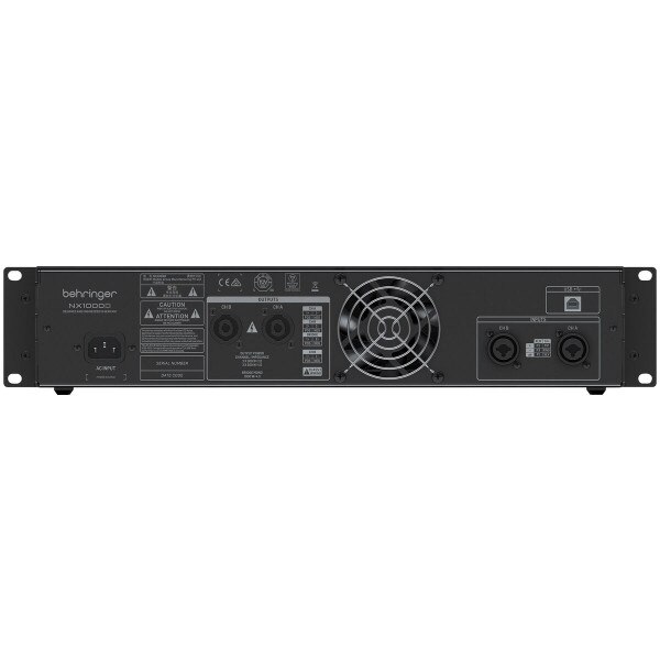 Behringer NX1000D Ultra Lightweight Class D 1000W Power Amplifier with DSP